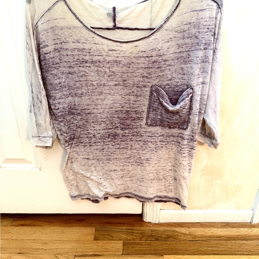 Women's Purple Gradient Top